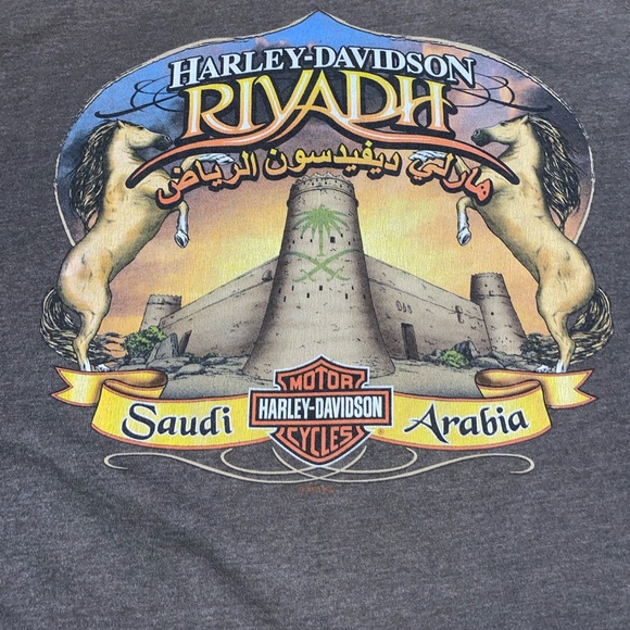 VTG Harley Brown Saudi Arabia Tee 🔥 - Picture 6 of 6